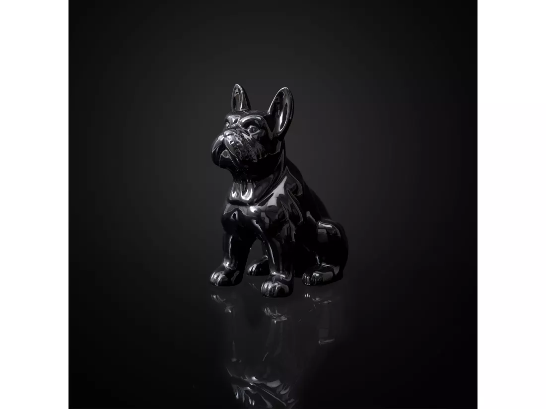 Bulldog Ceramique Noir 20cm