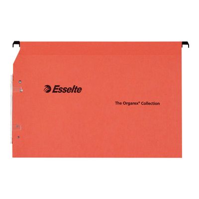 Esselte Kori - 25 Dossier suspendus pour armoires - orange - fond 15 mm