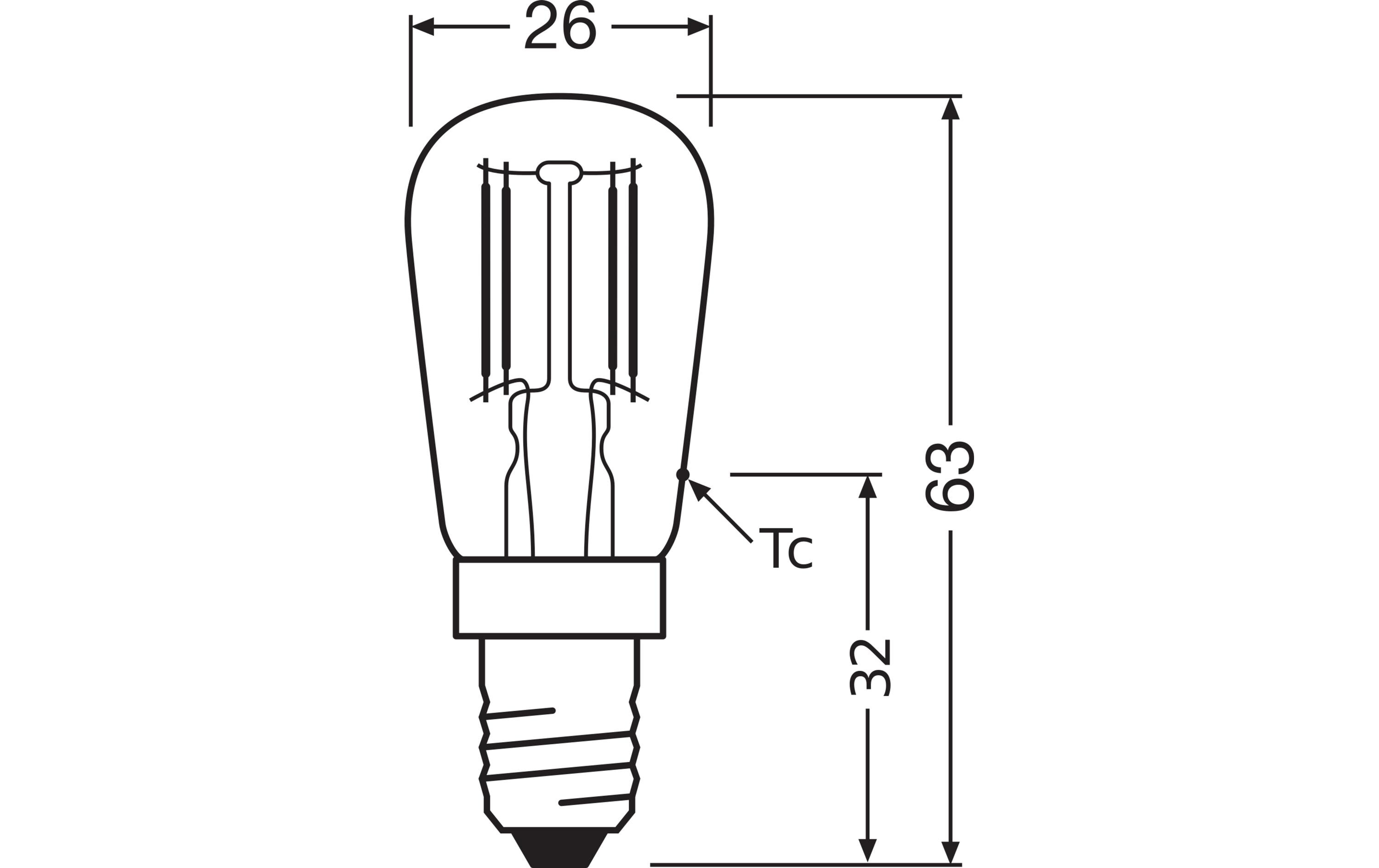 Lampe Star Special 10, 2.2W, E14 WarmweissLED-Speziallampe