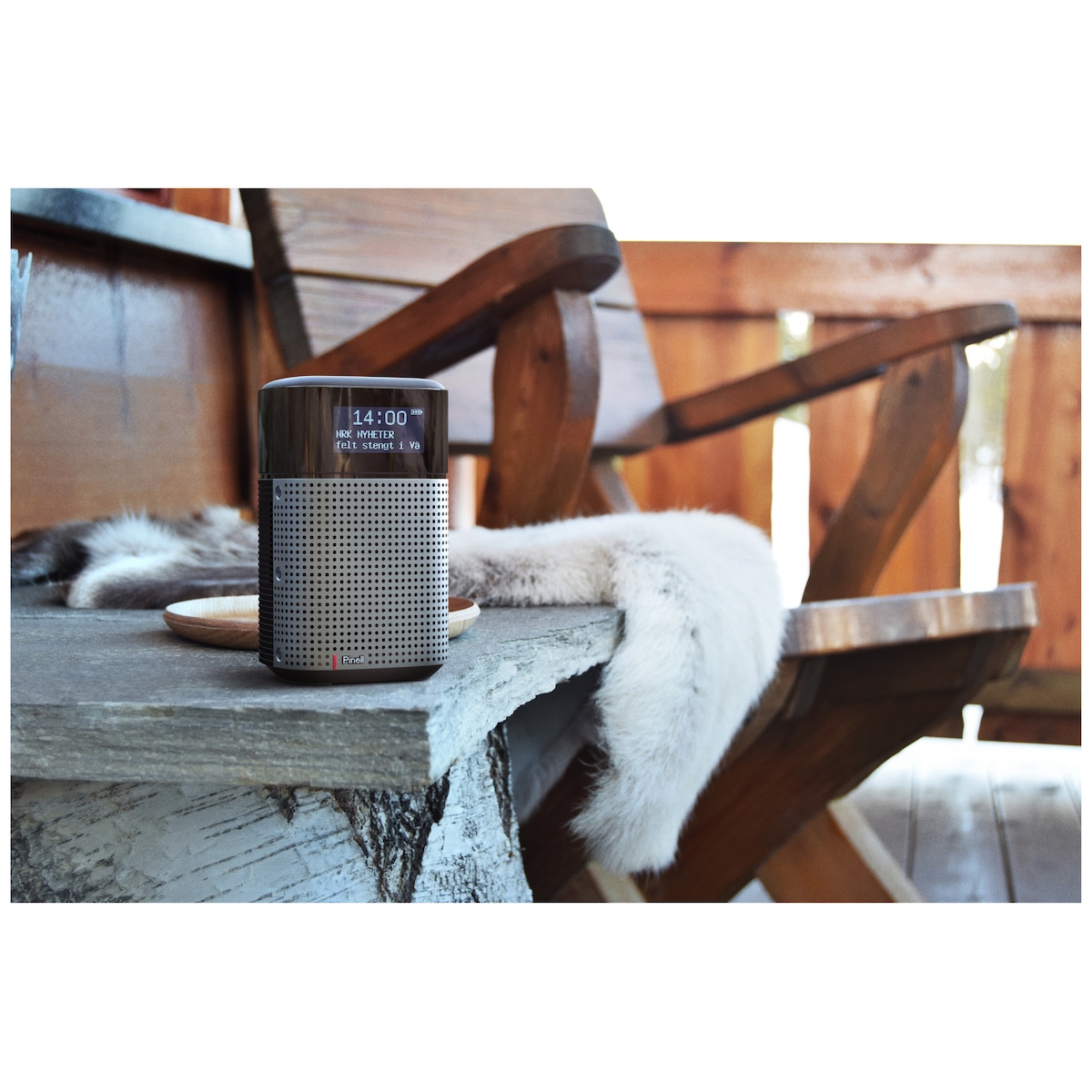 Pinell North Basic bærbar digital radio (sort)