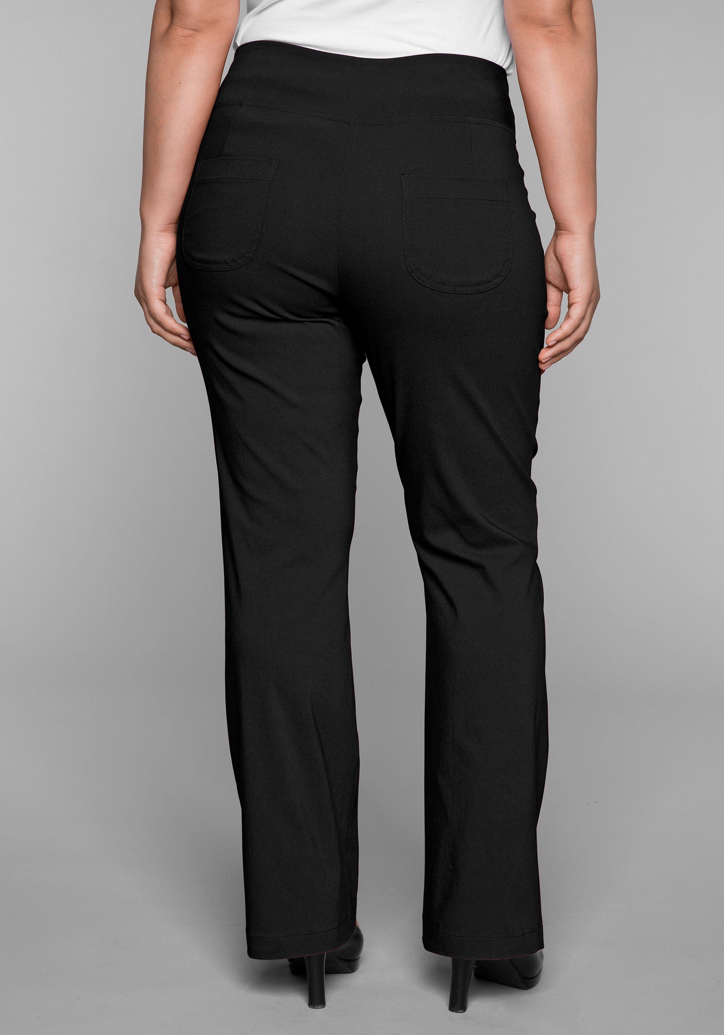 Bootcut-Hose mit Shaping-Effekt