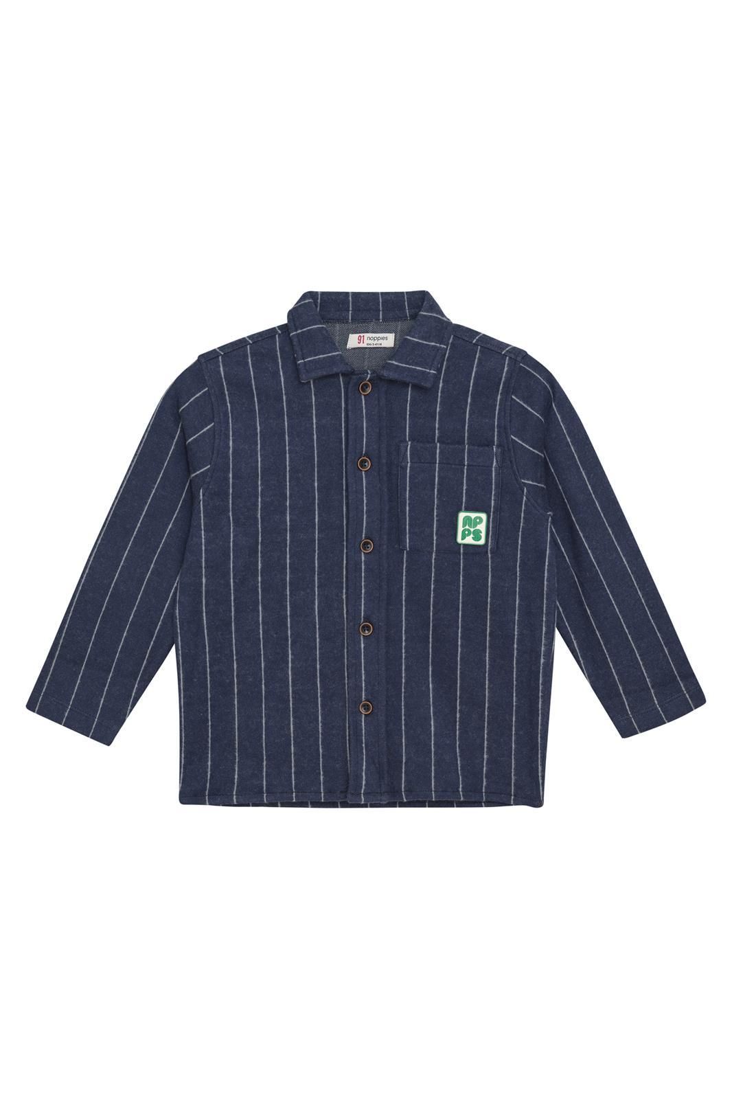 Noppies Kids Overhemd Rockville - Stripe Pattern Dark Blue