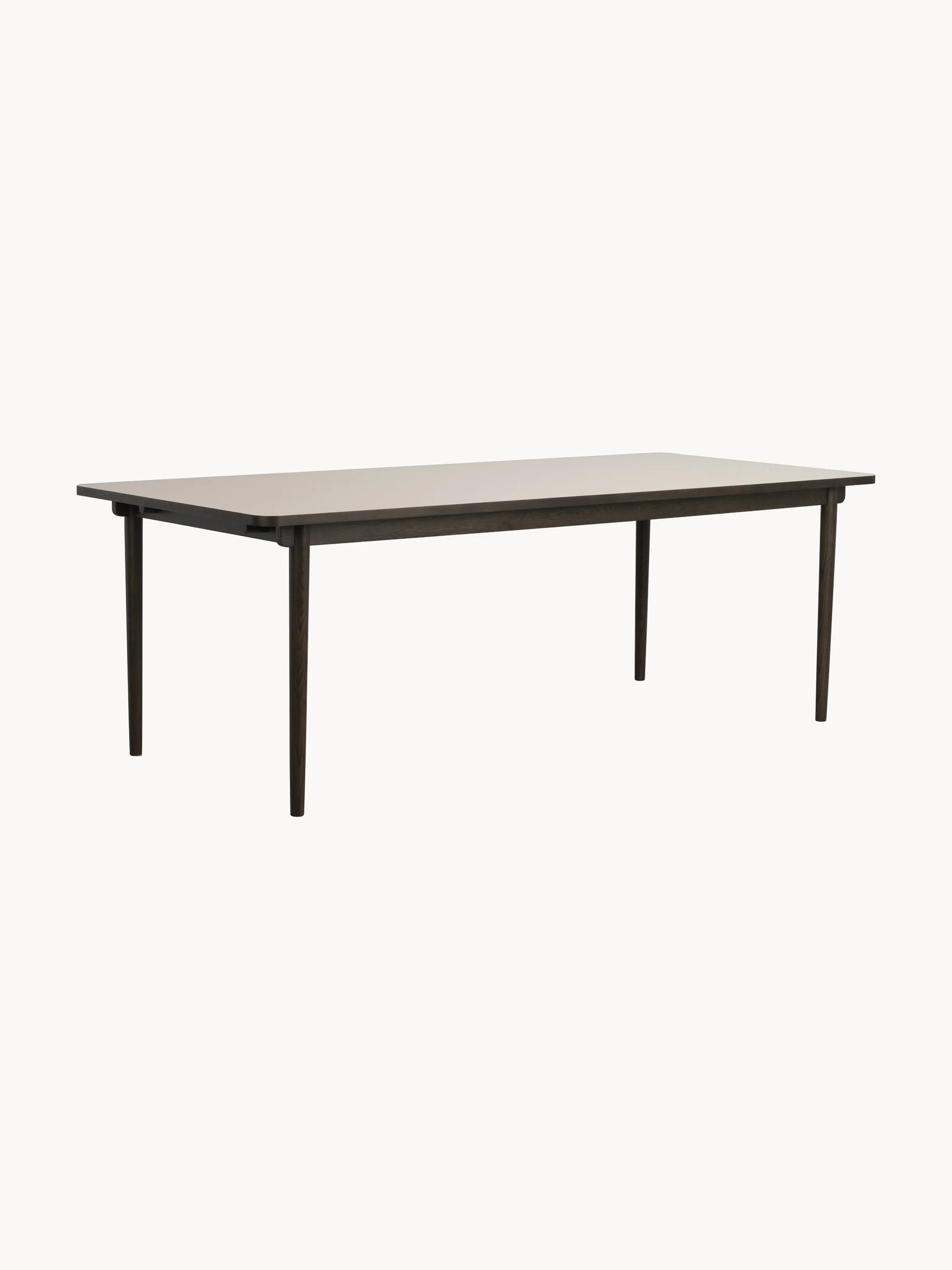 Uitschuifbare eettafel Fairmount van eikenhout, 220/265 x 95 cm