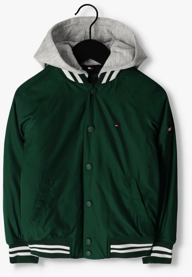 TOMMY HILFIGER donkergroene tommy hilfiger  bomber jacket