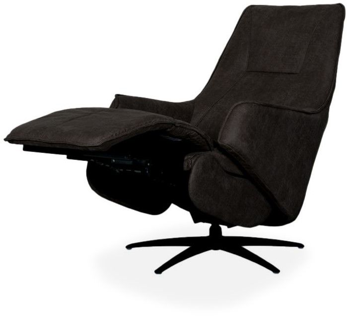 Relaxfauteuil Antraciet SX-84.003 Odense B68 x D87 x H110 cm
