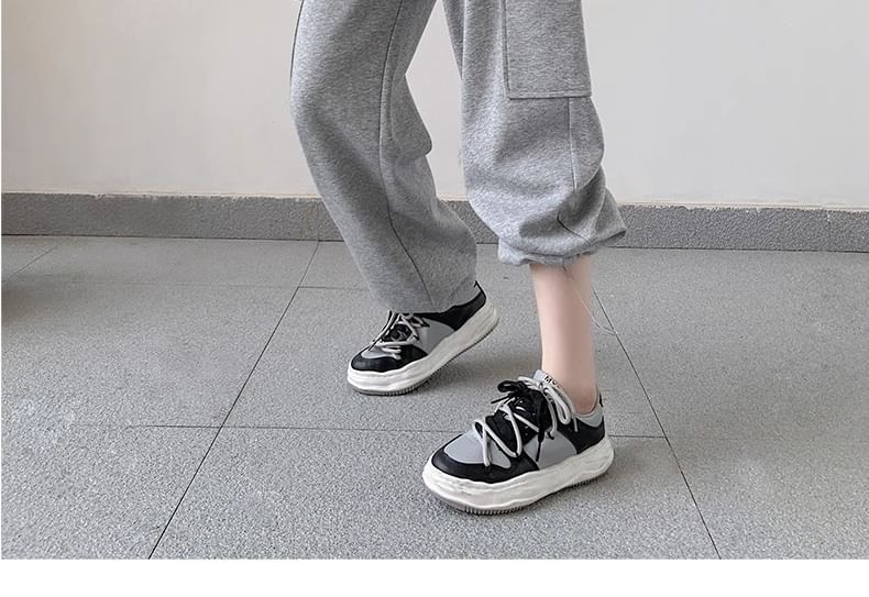 Honey River - Effen joggingbroek met trekkoord in de taille
