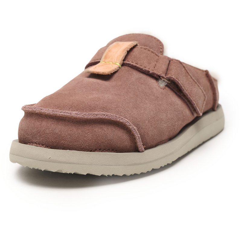 Satorisan Damen Uwabaki Clog Strap Suede Schuhe