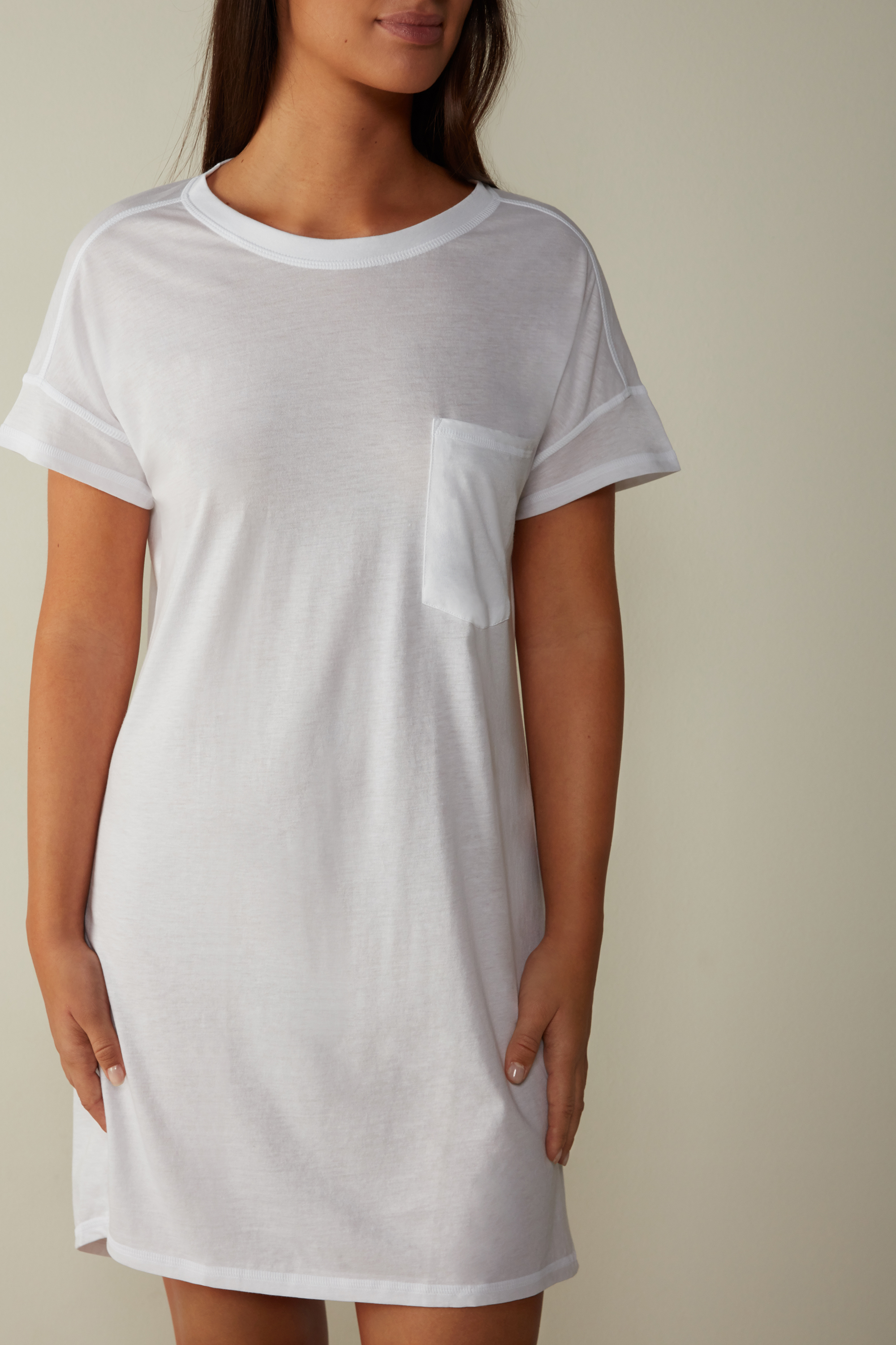 Camisola de algodão Supima® ultra-fresca
