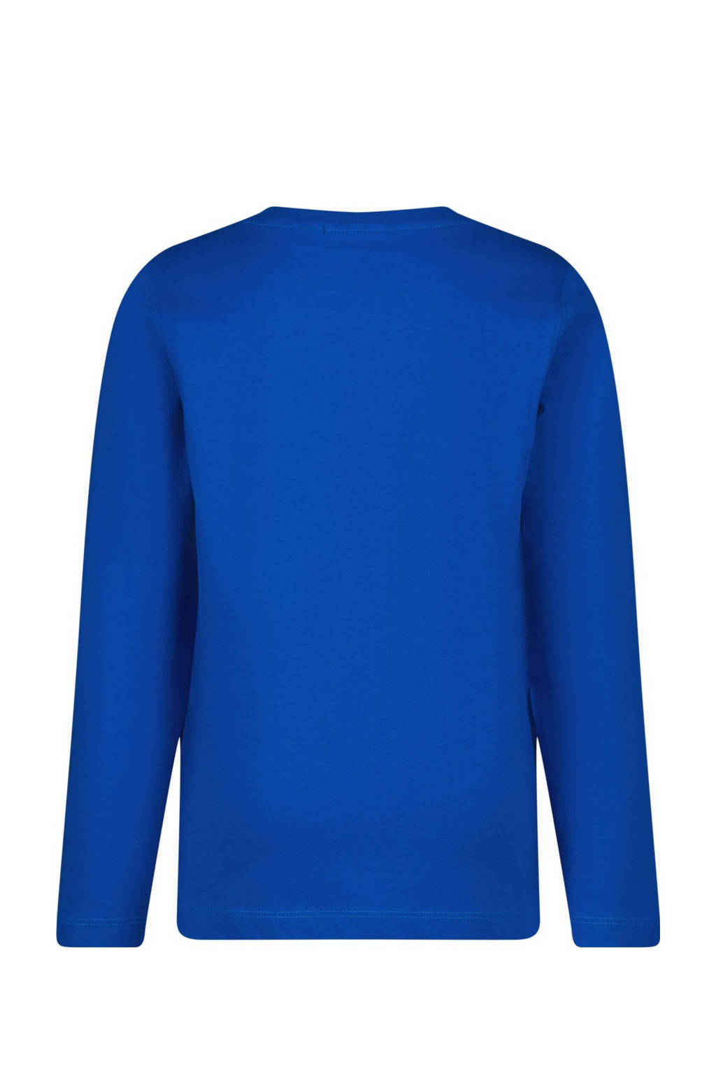Messi longsleeve Logo met printopdruk hardblauw