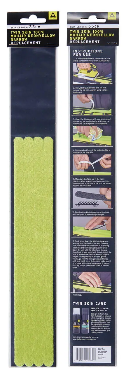 Fischer Twin Skin 100% Mohair Narrow | SkatePro