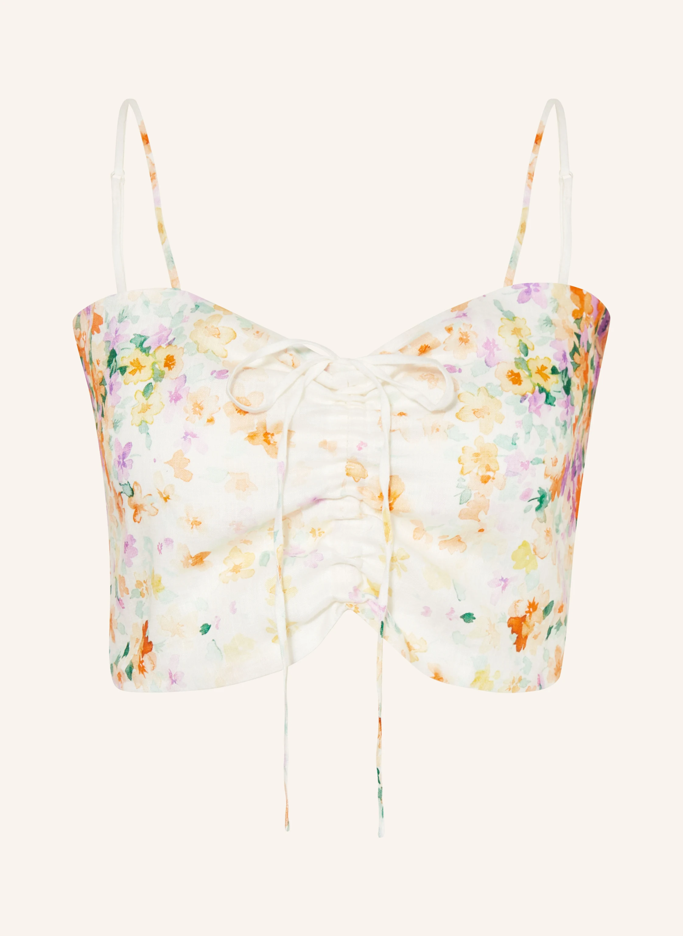 MRS & HUGS Cropped-Top aus Leinen