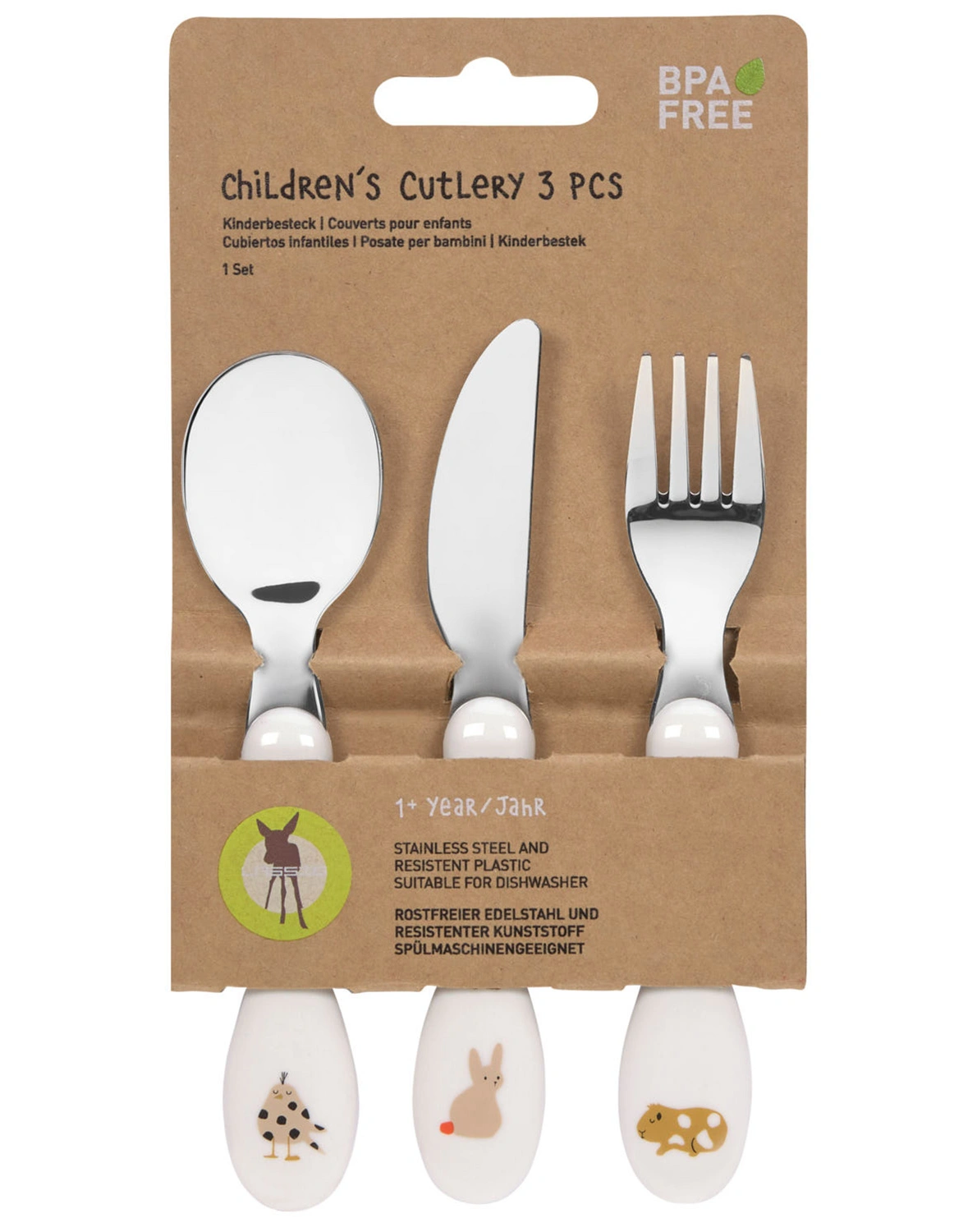 Besteck-Set LITTLE MATEYS 3-teilig in spicy orange