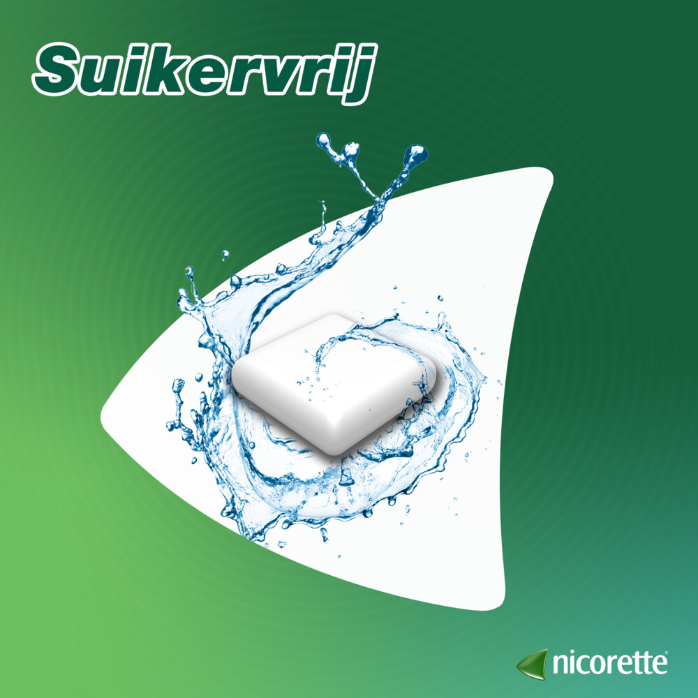 Nicorette Suikervrij Kauwgom 2 mg Fresh Fruit30 stuks