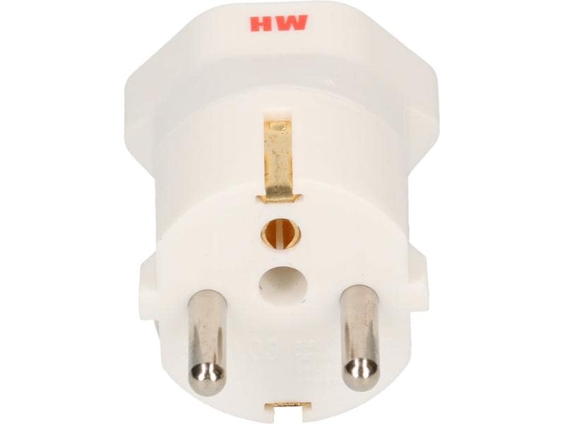 Max Hauri Reiseadapter CH – EU T23 - Schuko Reiseadapter Schweiz T23 Stecker / Deutschland Schuko