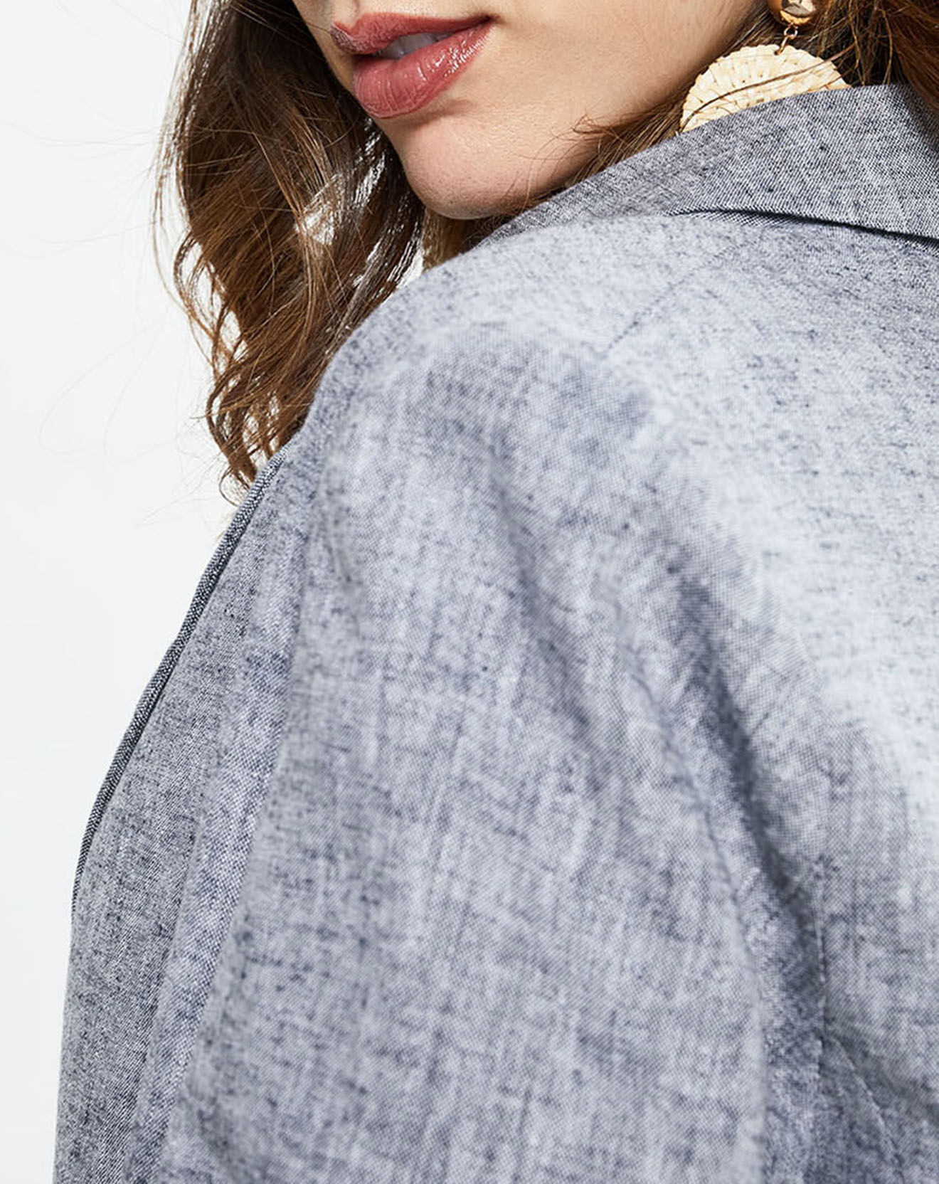 Yerse Blazer en Lin mélangé Marianne bleu marine