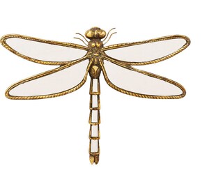 KARE DESIGN Wandschmuck DRAGONFLY 37 x 27 cm goldfarbig