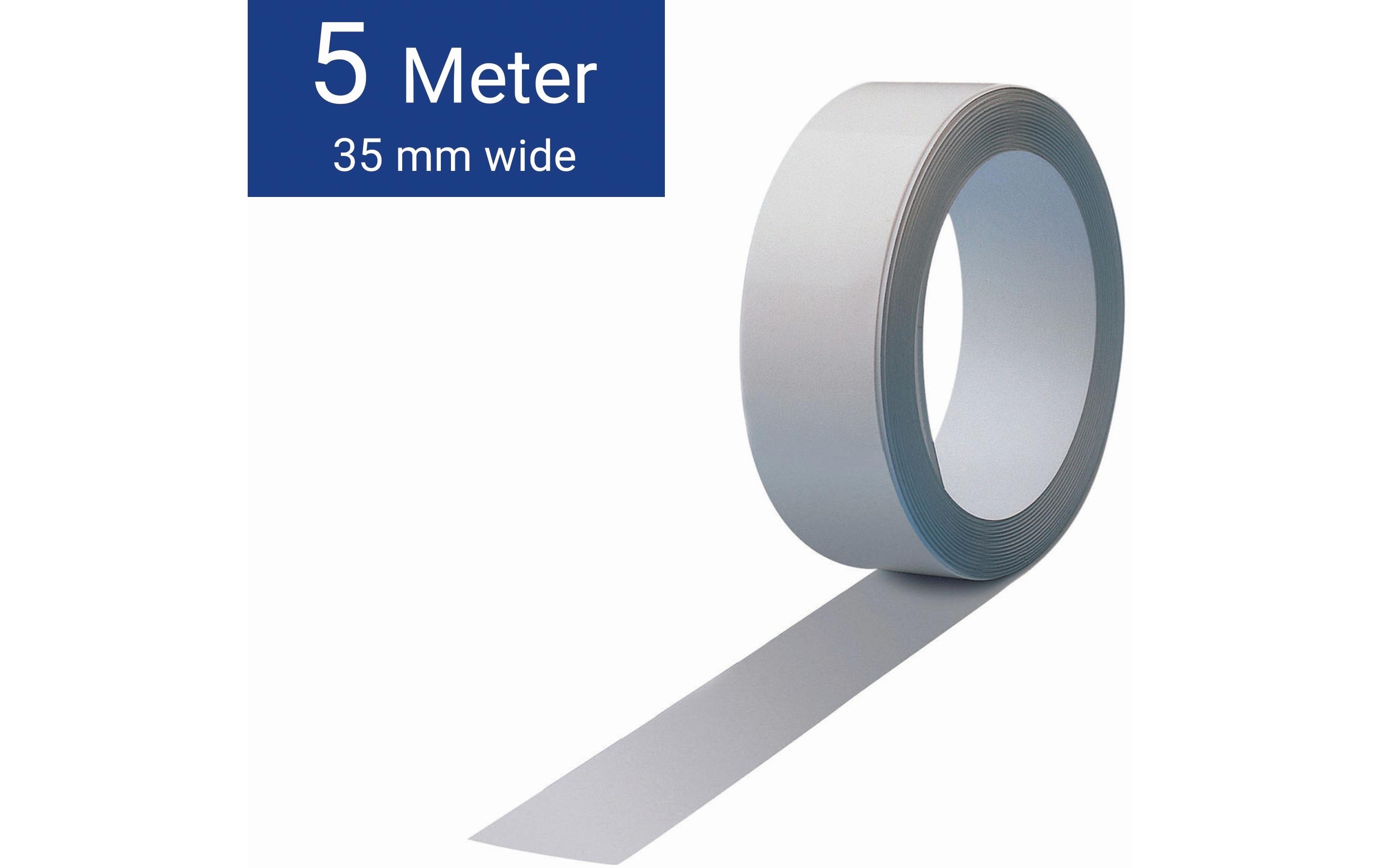 Magnetband 35 mm x 5 m, WeissFerroband