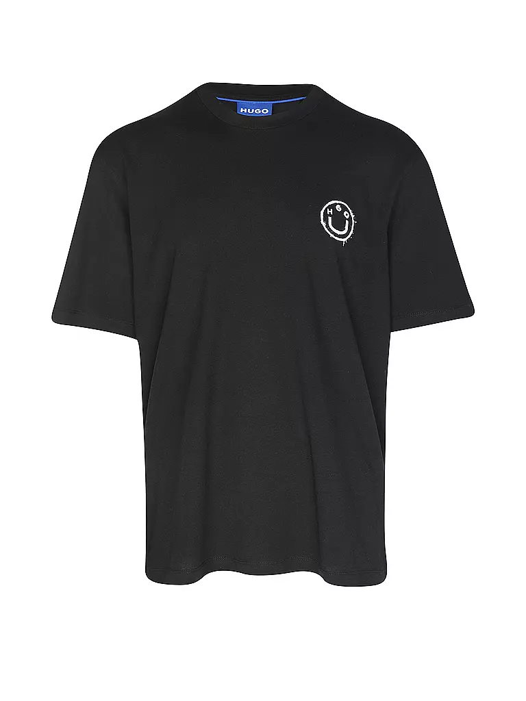 HUGO T-Shirt NUGOYORK schwarz