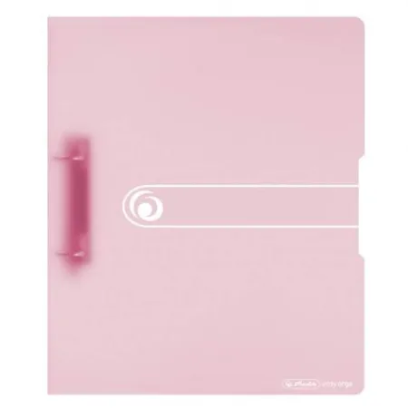 Herlitz Ringbuch PP A4 2 Ringe 25mm transparent rose