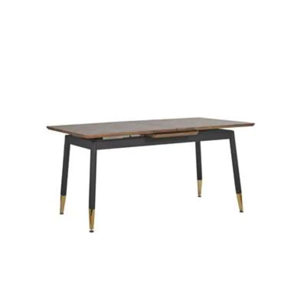CALIFORNIA - Uitschuifbare eettafel - Donkerhout - 90x160/200cm - MDF