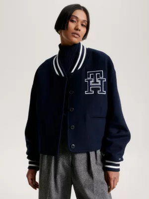 Jaqueta Varsity com Monograma TH