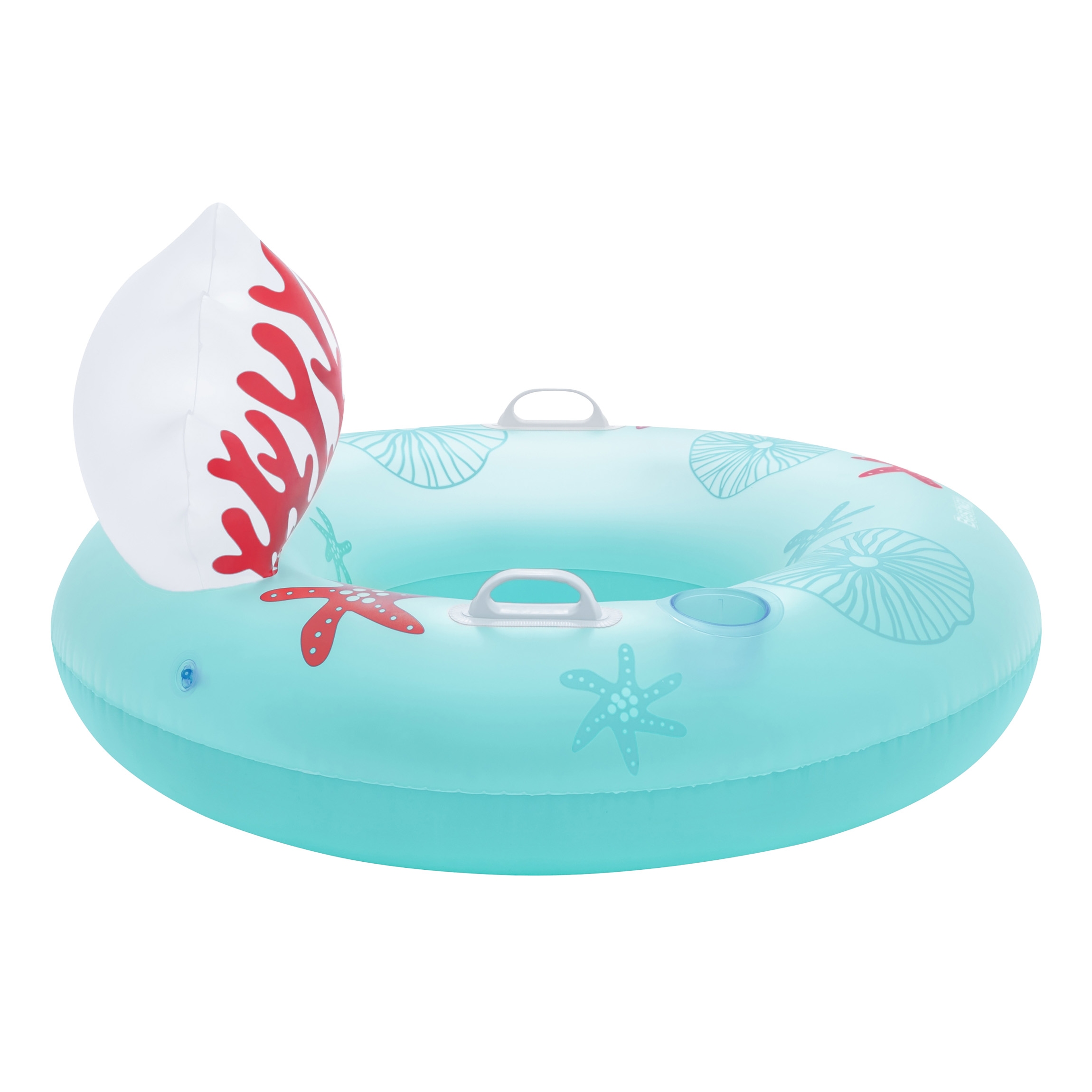 Schwimmring mit Rückenlehne Coral Bliss 97 cm