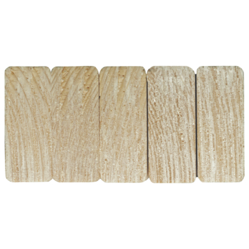 Lattenwand Decowall vuren, lengte 260 cm, 5 stuks