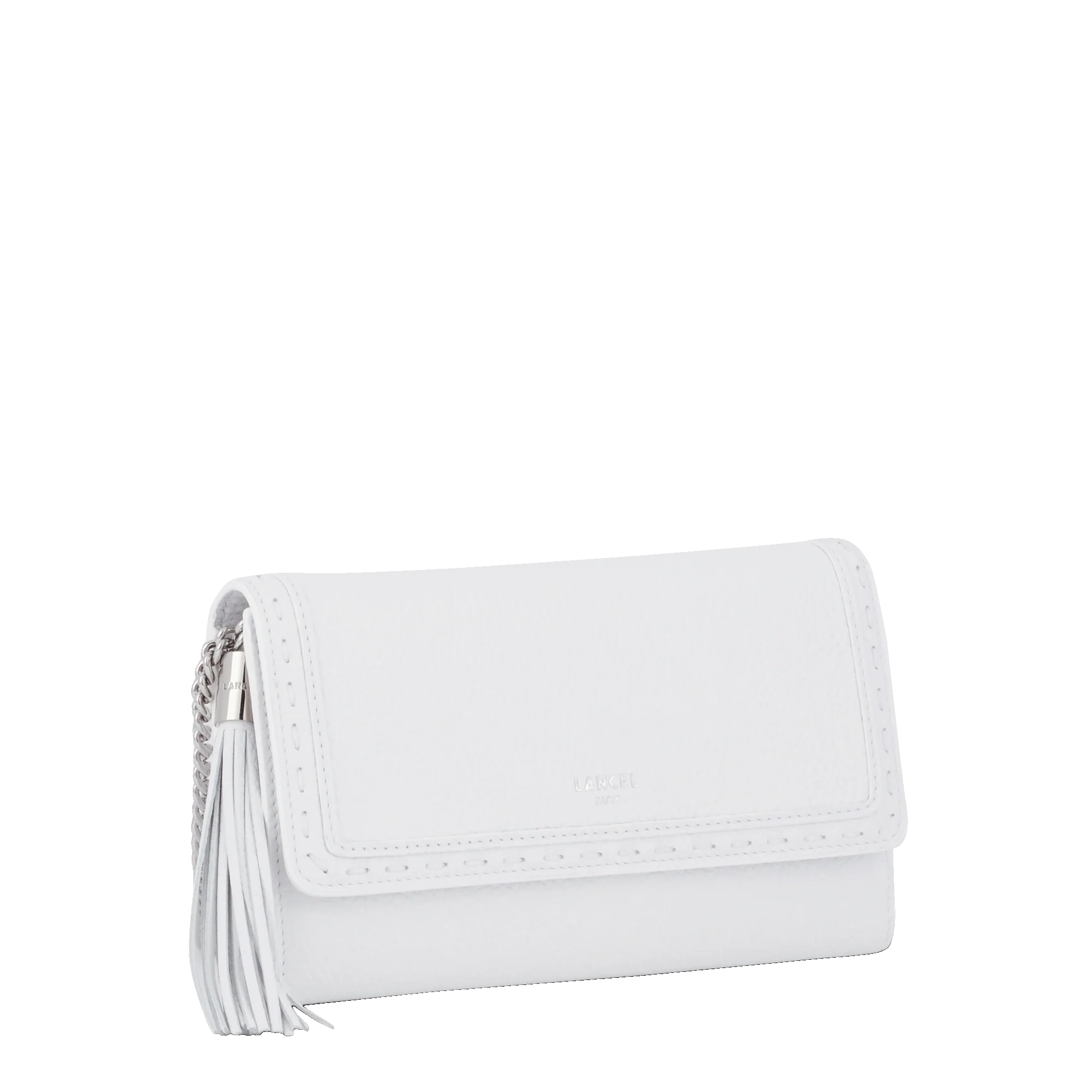 Portefeuille chaîne Premier Flirt de Lancel-Blanc optique