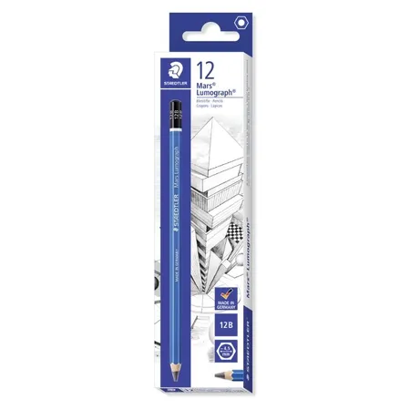 STAEDTLER® Mars® Lumograph® 100 Bleistift 12B 100% PEFC