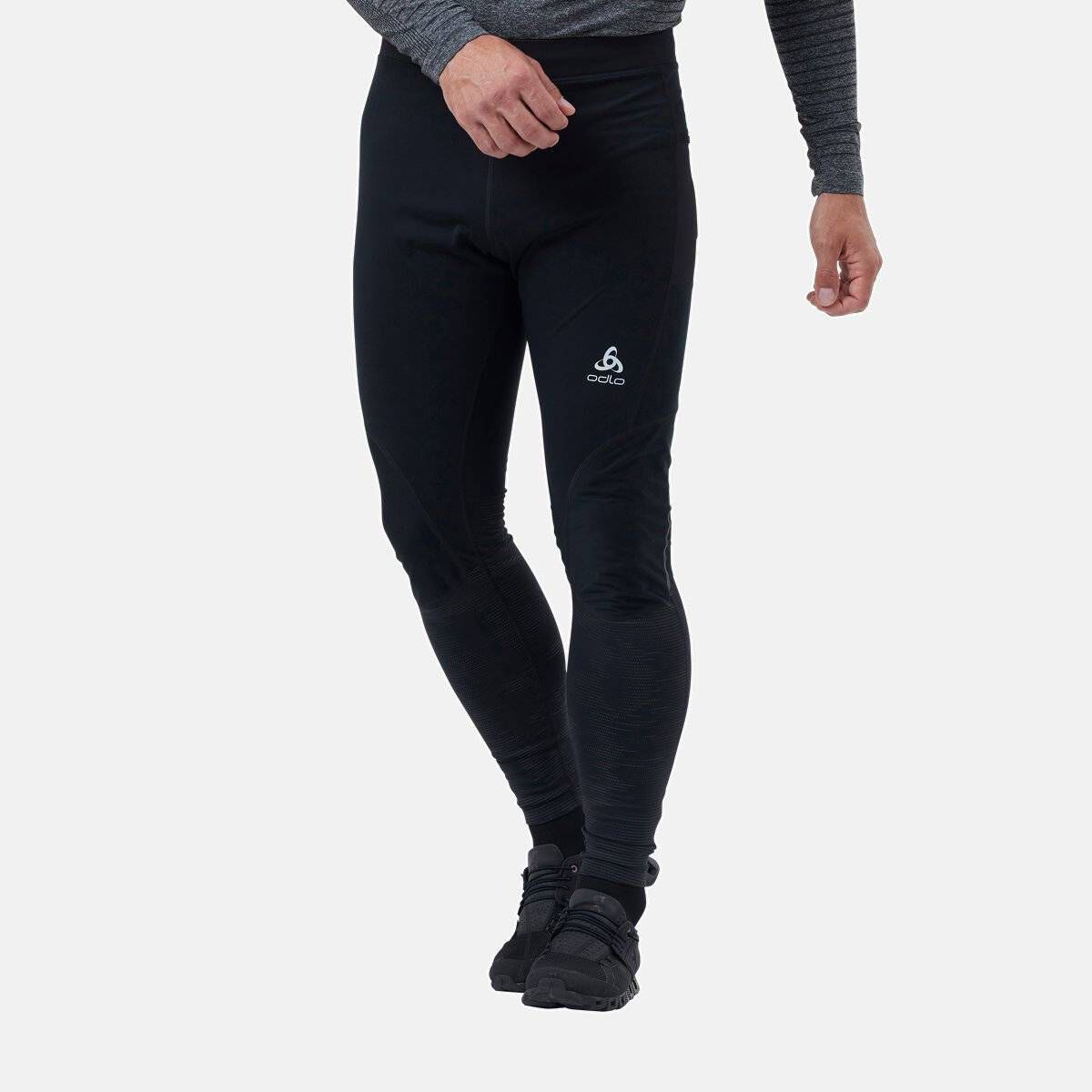 Odlo| Herren Lauftights ZEROWEIGHT WARM TIGHTS