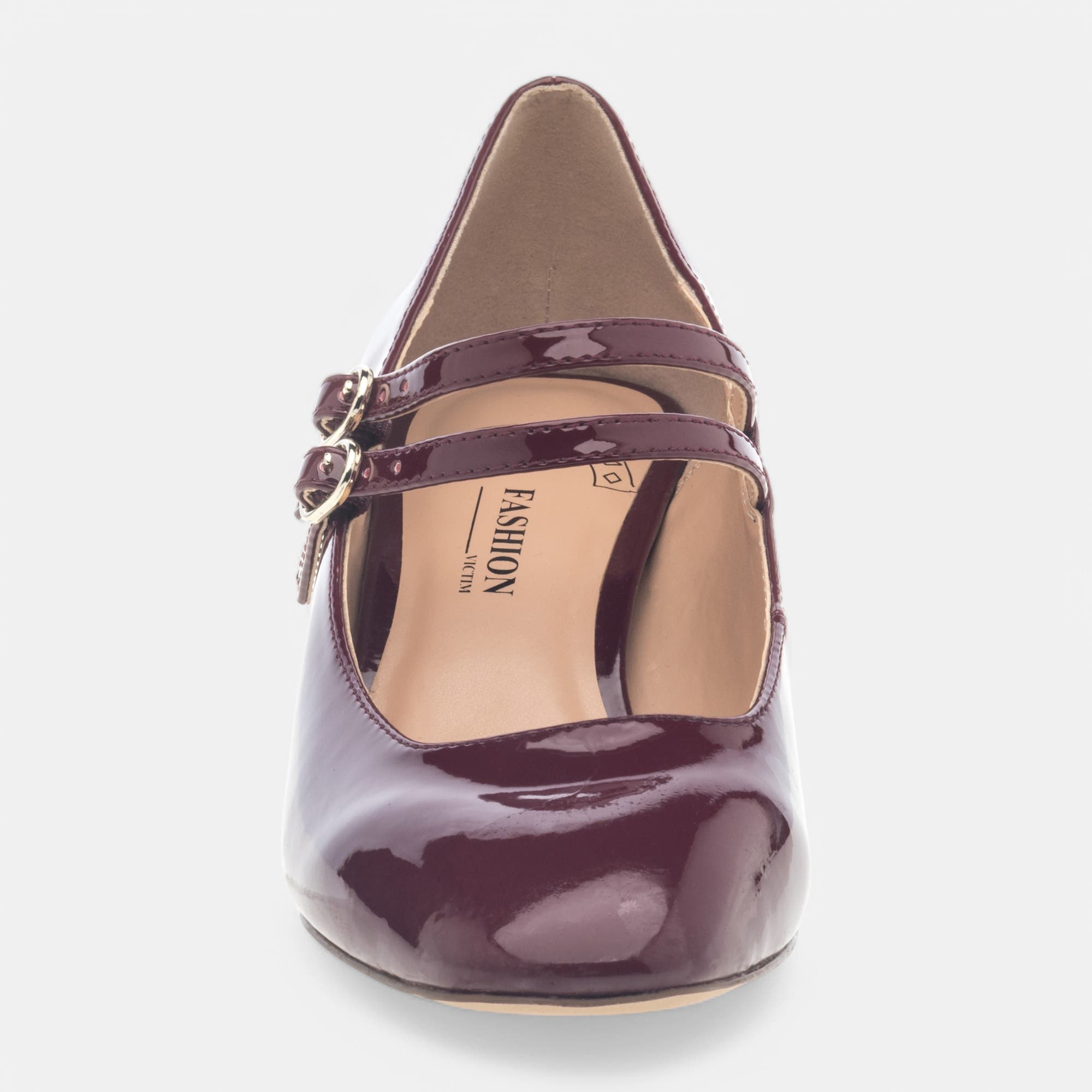 Babies à talon Femme bordeaux