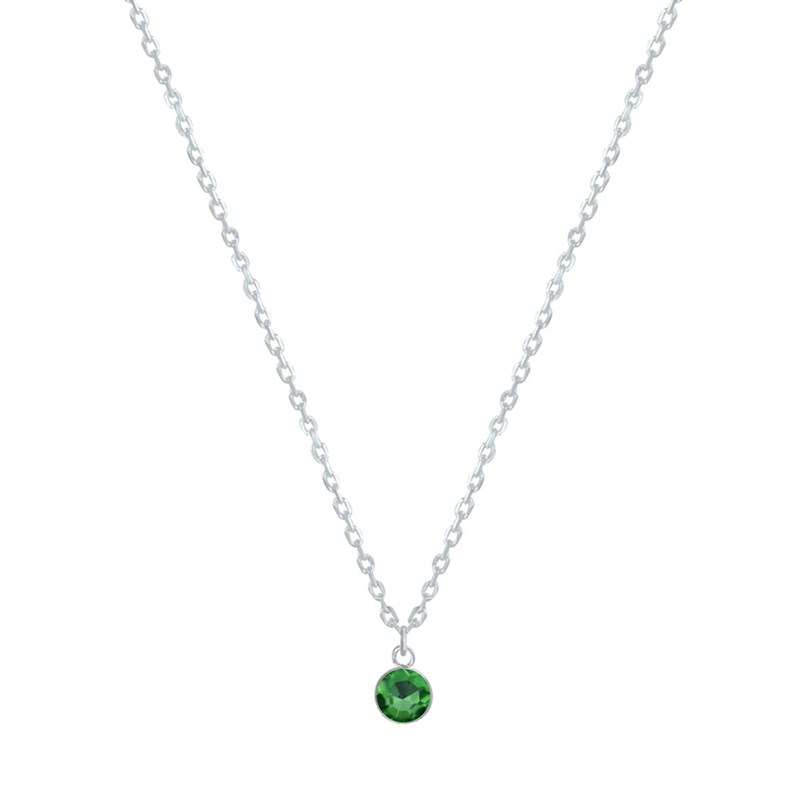 Collier Chaine Argent et Strass