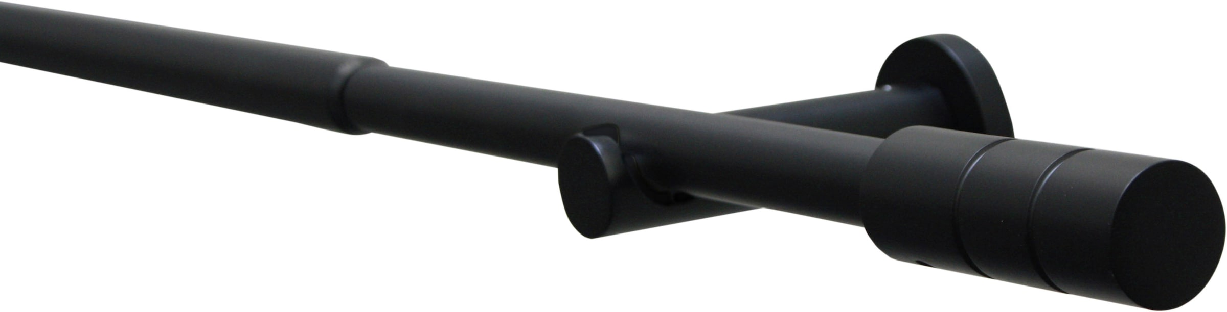 GARDINIA Gardinenstange »Set Metall« Ø 19 mm 1 läufig-läufig ausziehbar 1-Lauf