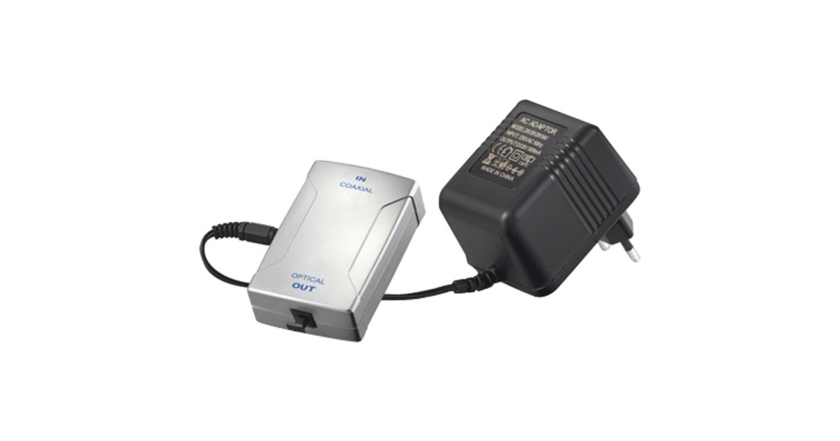 goobayWandler Koaxial naar Toslink digital adapter