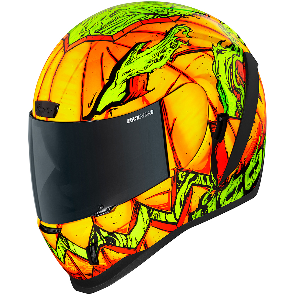Icon - Casque Airform Trick or Street™ Orange / Vert