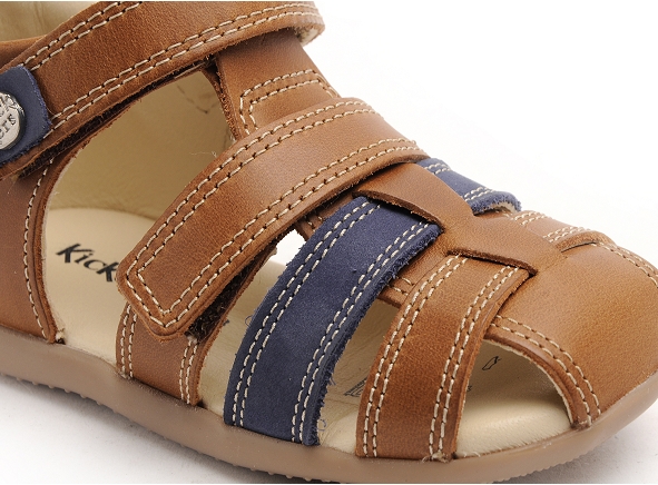 Kickers nu pieds bebe bipod marron