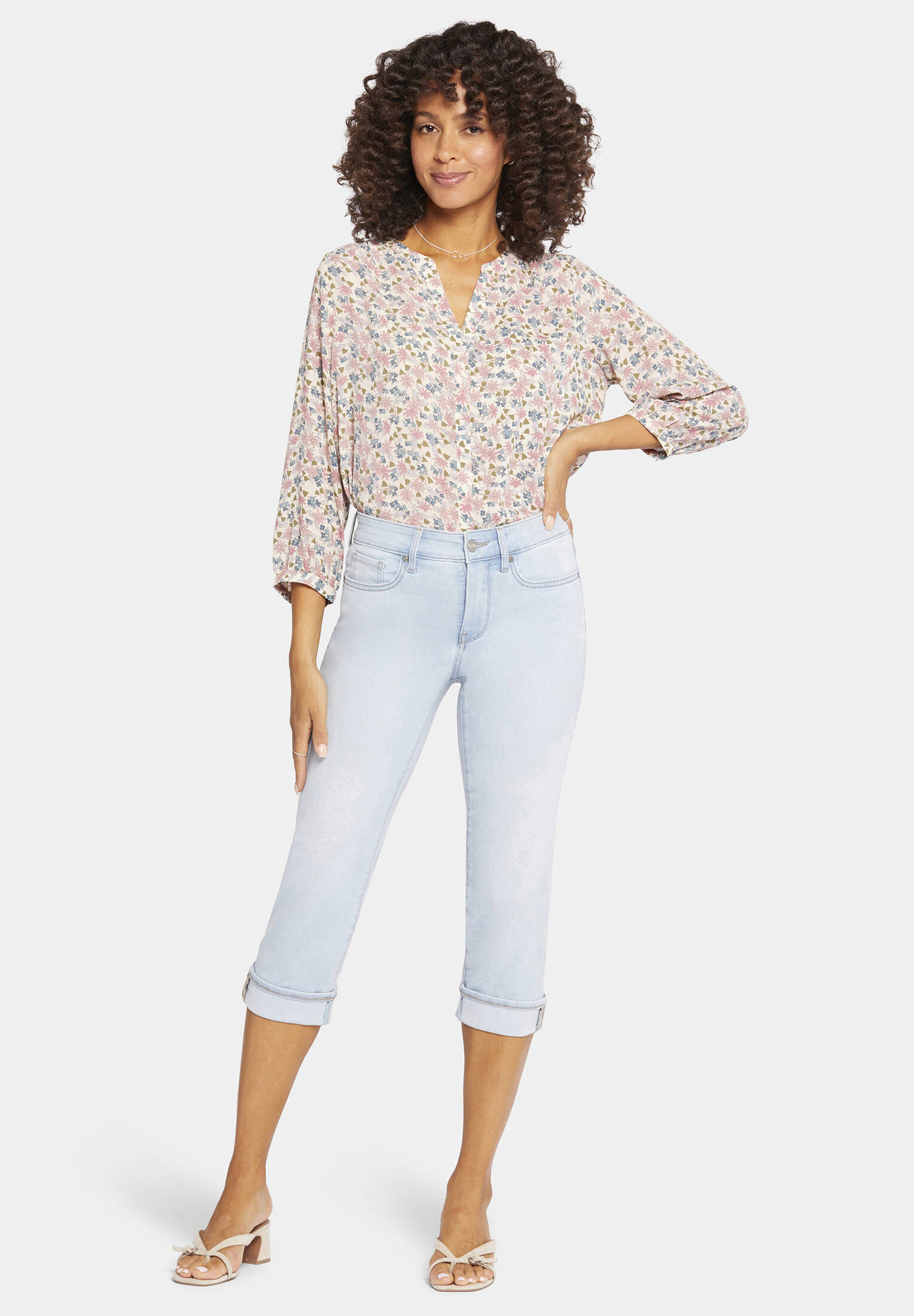 NYDJ| Damen Caprihose Marilyn Crop Cuff