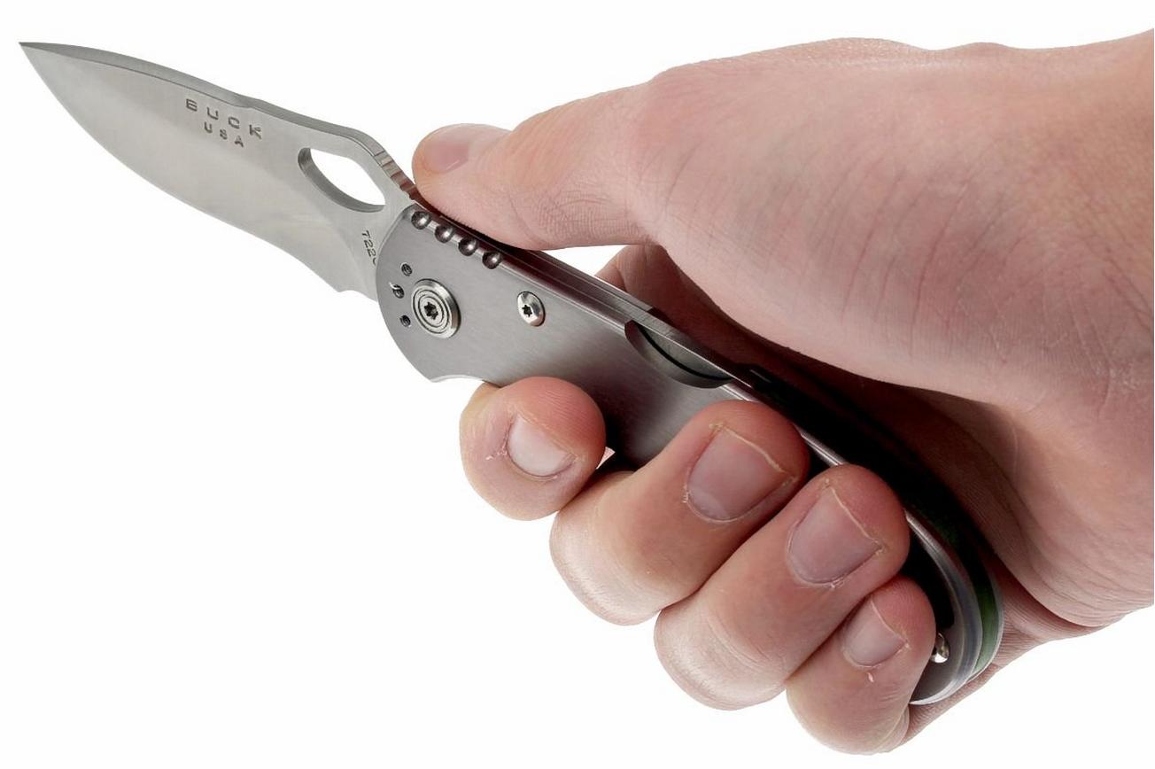 Buck 722 Spitfire 0722GYS1-B plain edge, grijs