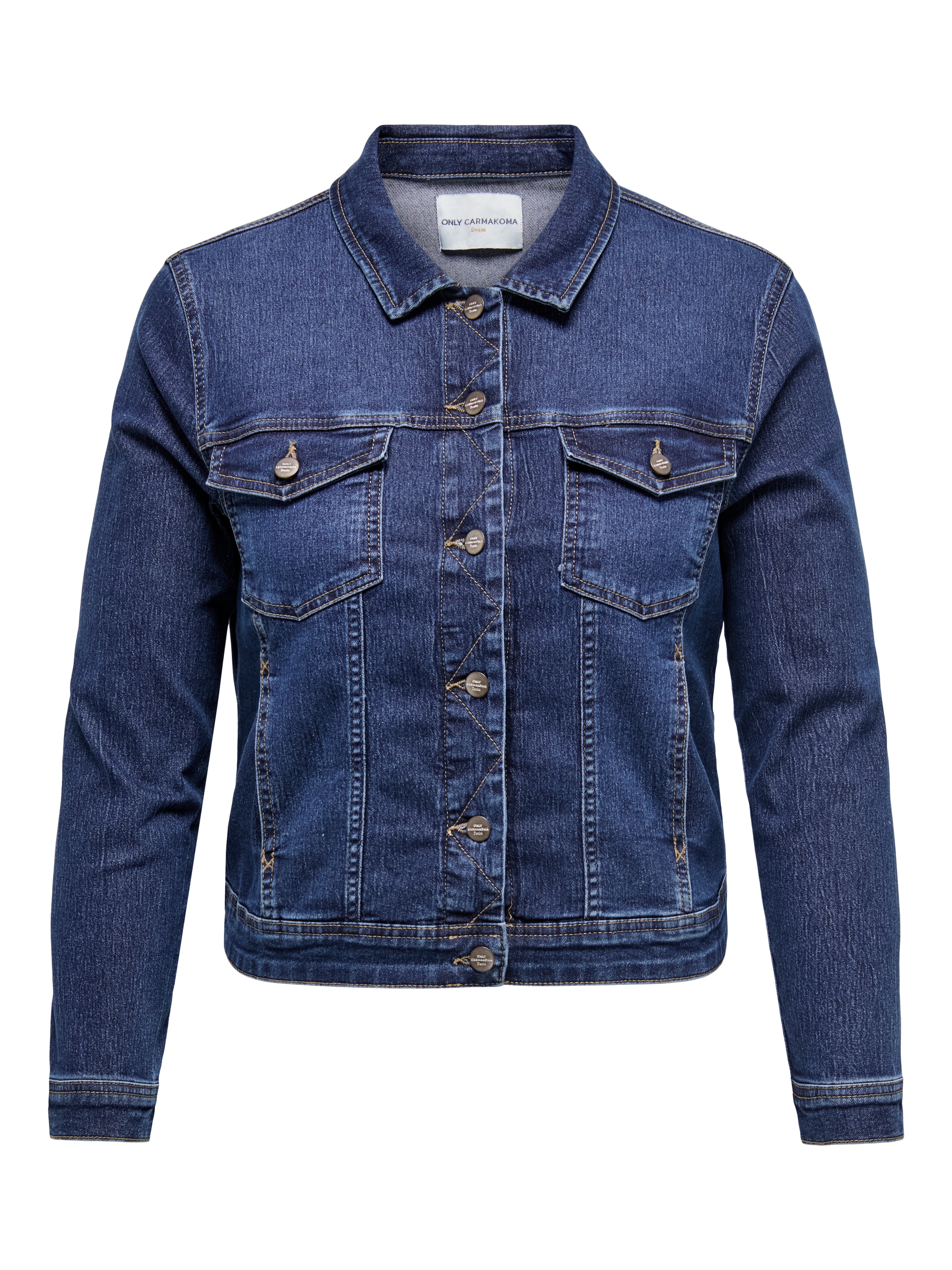 ONLY CARMAKOMA Jeansjacke »CARWESPA LS DBD JACKET DNM«