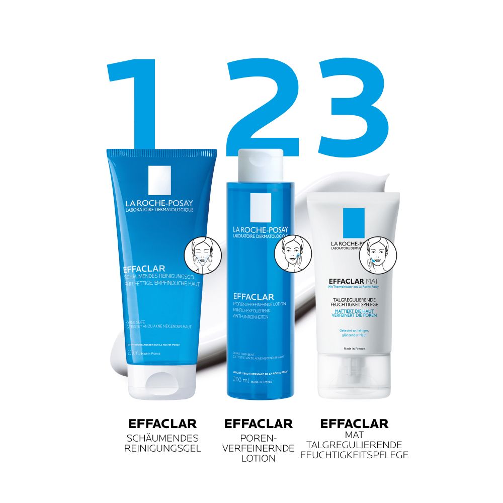 La Roche Posay EFFACLAR MAT Gesichtspflege für unreine Haut, die zu übermäßigem Glanz neigt
