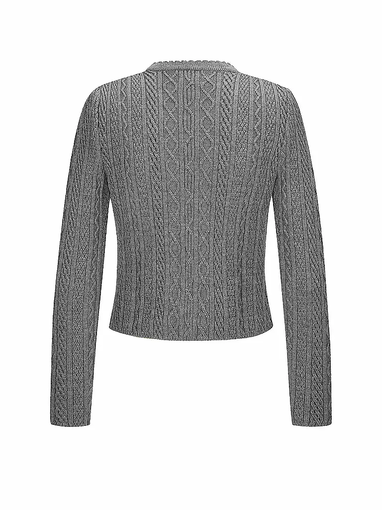 GOTTSEIDANK Trachten Strickjacke SOPHIA grau