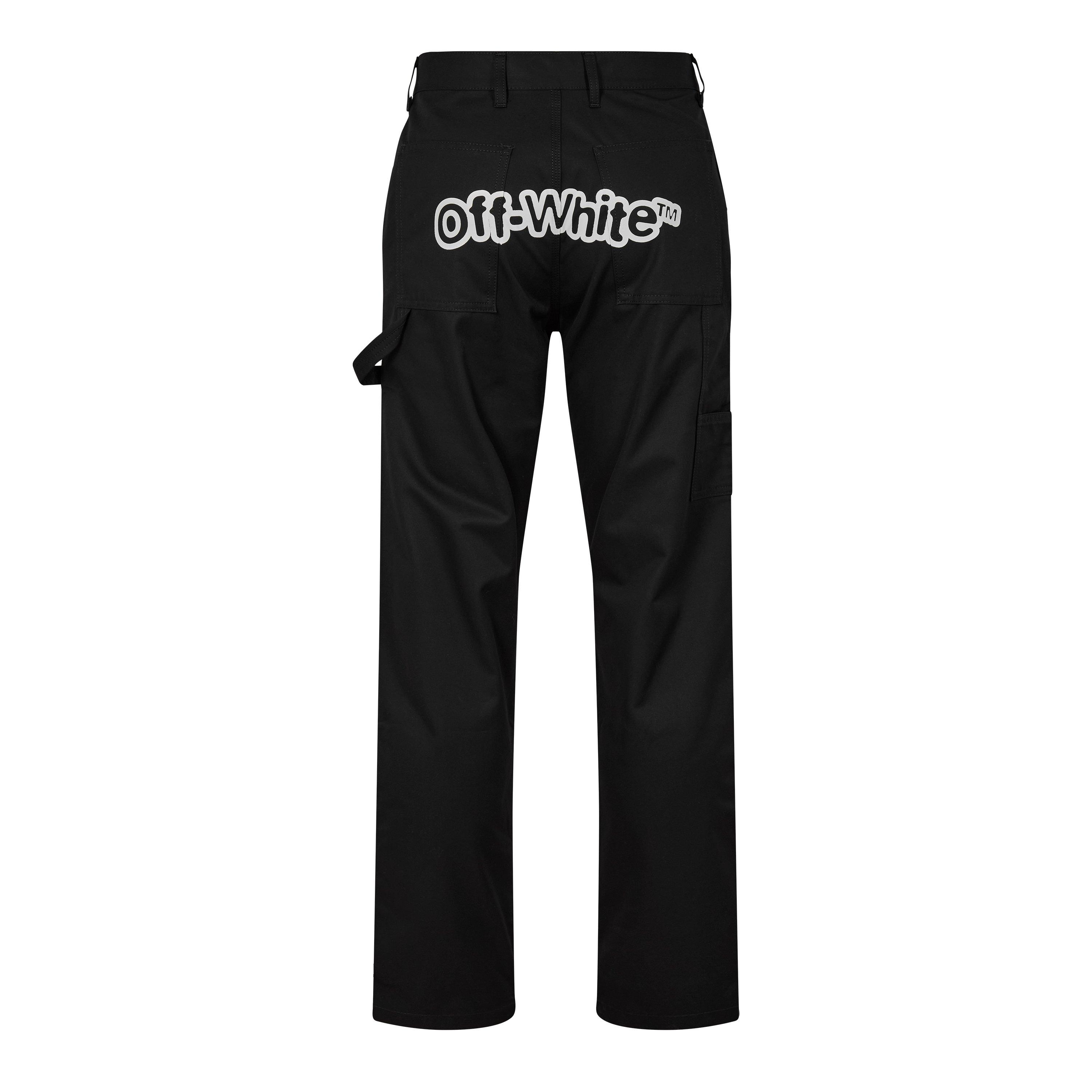 Off White Logo Carpenter Jeans