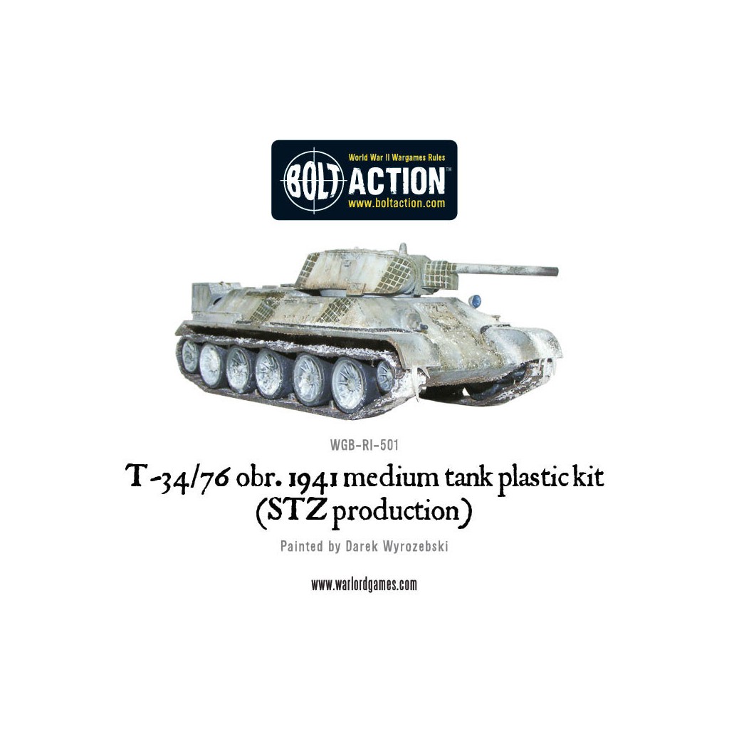 Bolt Action - Soviet -T34/76 Medium Tank (plastic boxe)