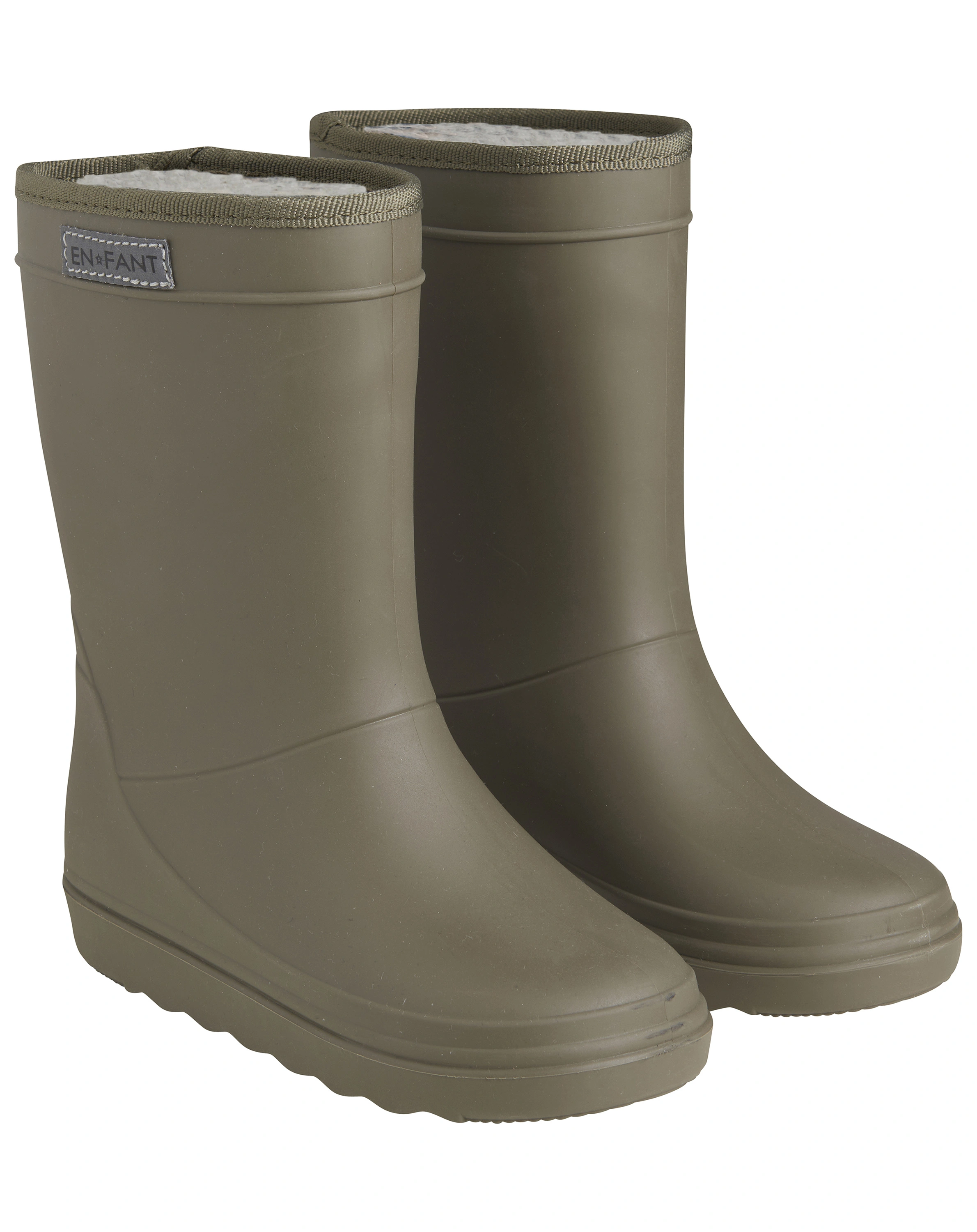 Gummistiefel SOLID gefüttert in olive