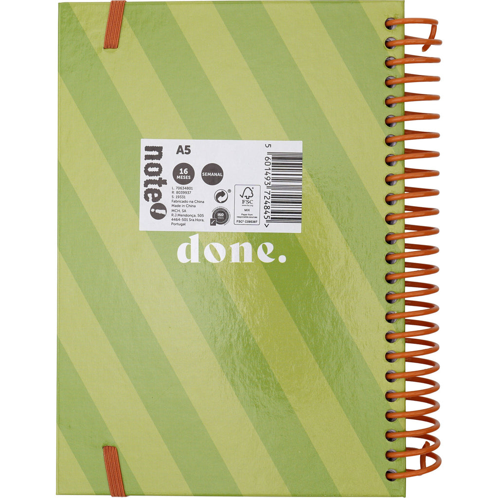Agenda A5 2025 16 meses Semanal Note!