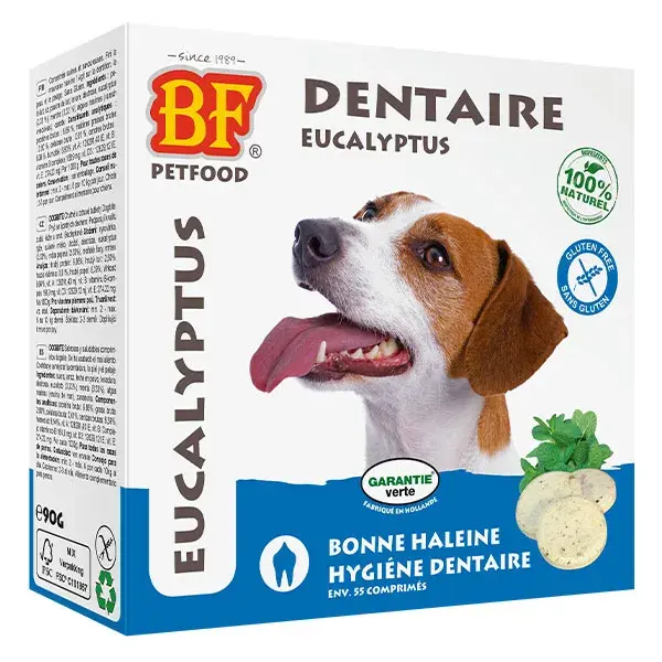 Comprimidos BF Petfood para higiene dental de cães, 55 comprimidos