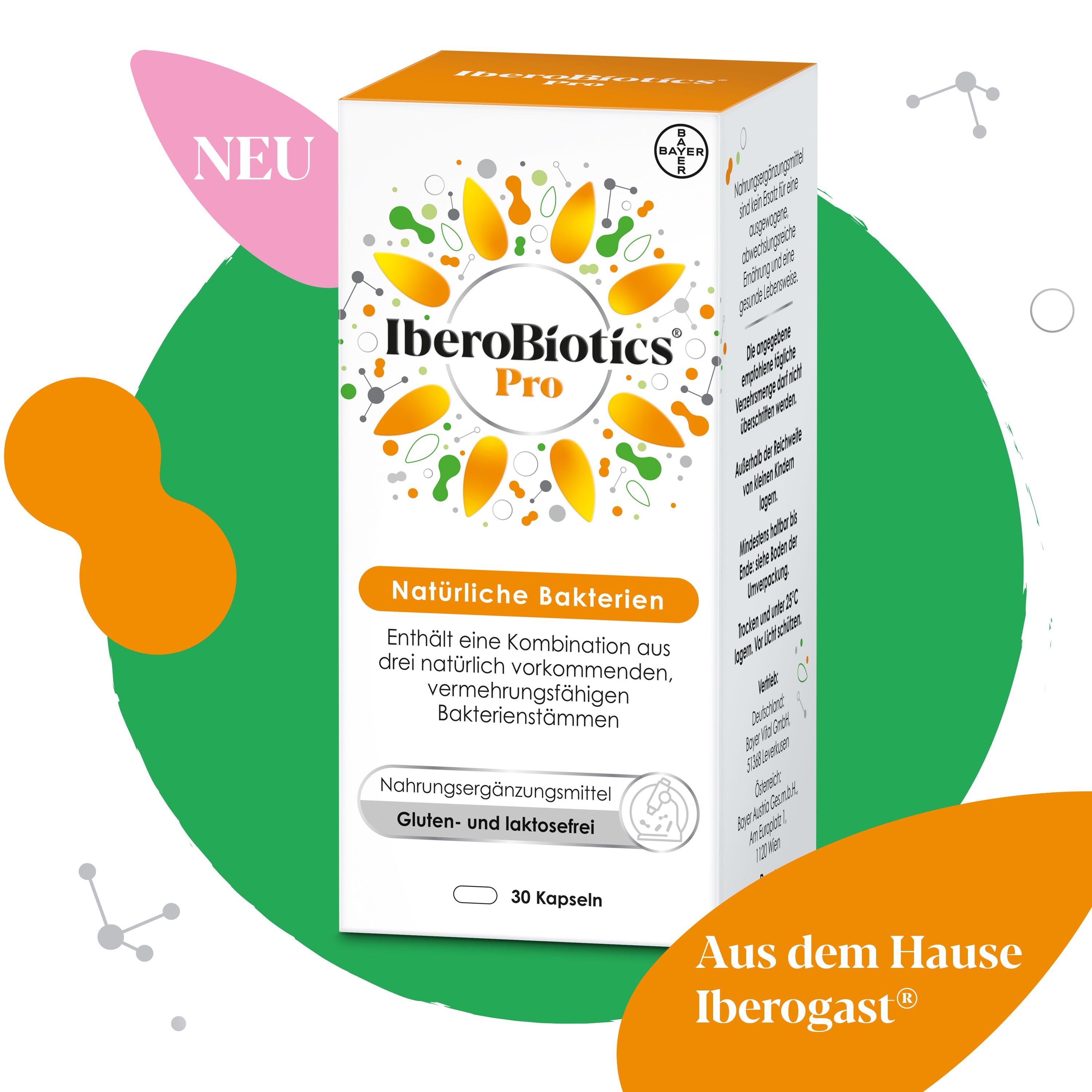 IberoBiotics® Pro - die PROaktive Ergänzung mit vermehrungsfähigen Bakterienstämmen
