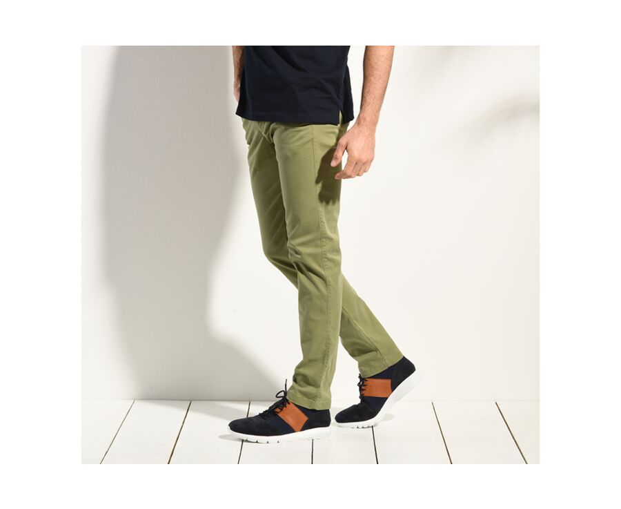 Pantalon chino homme Vert Été - KYRK