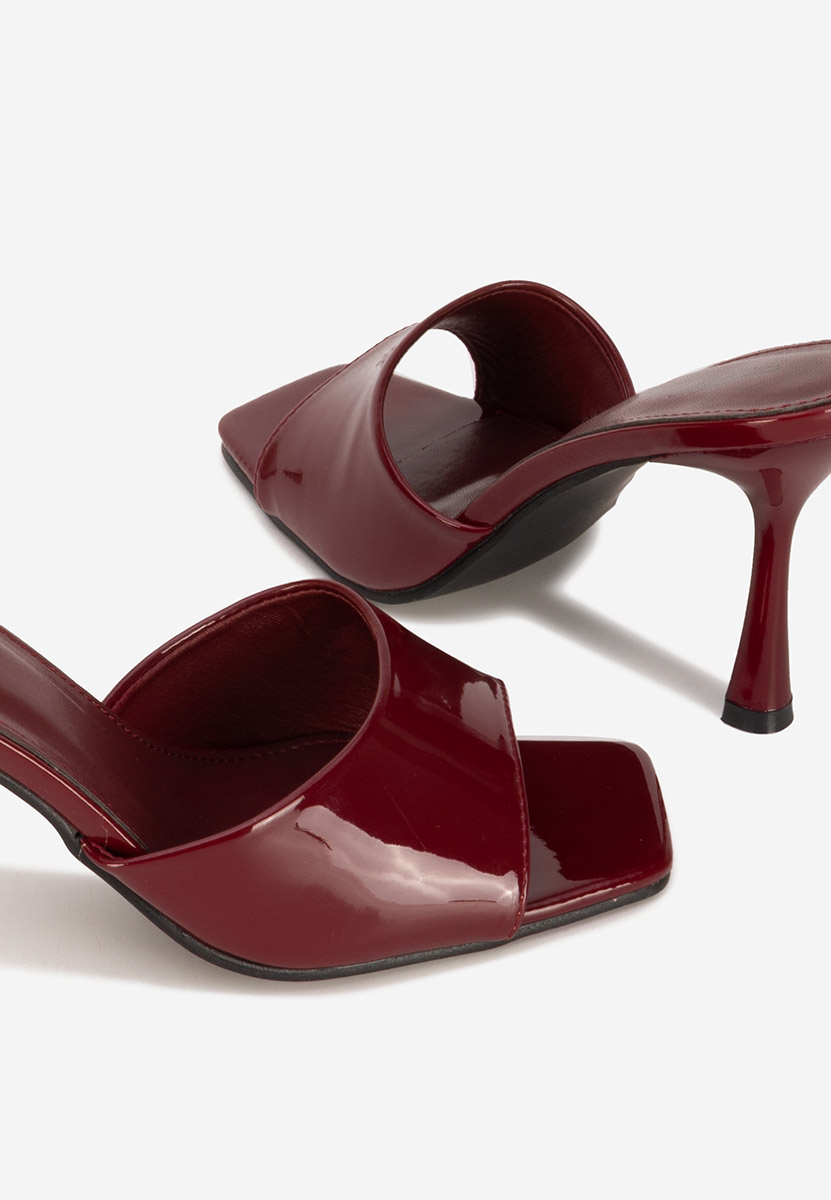 Mules a talon bordeaux Eliseia