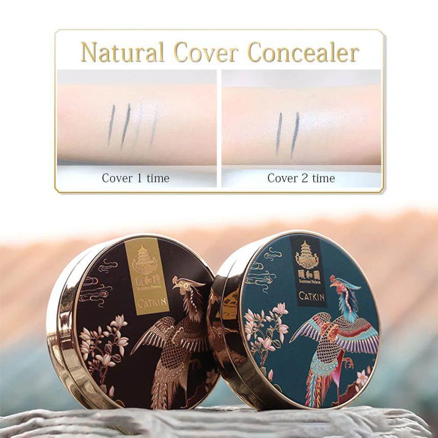 CATKIN - Summer Palace BB Moisture Cover BB Cream Cushion Foundation Set (#C01 Natural)